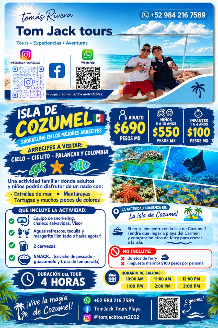 Cozumel reef snorkeling